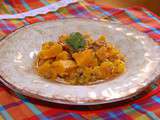 Mijoté de butternut aux pois chiches et abricots secs