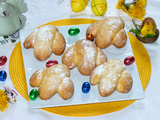 Minis colombes de Pâques briochées