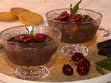 Mousse au chocolat aux cerises