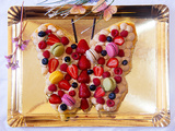 Papillon comme un number cake pour Maëli