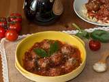 Polpette ou boulettes de viande à l’italienne