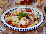 Salade de pâtes fusili à l’italienne
