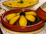 Tajine de veau aux poires et aux épices