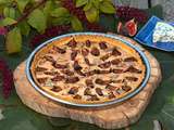 Tarte amandine aux figues et Fourme d’Ambert