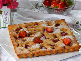 Tarte financière aux fraises