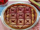 Tarte graphique à la rhubarbe (version2)