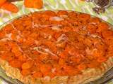 Tarte Tatin aux carottes et au Comté