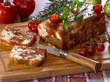 Terrine de poulet, tomates et feta