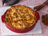 Tourte aux pommes, cannelle et sirop d’érable