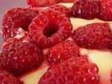 Tarte aux framboises