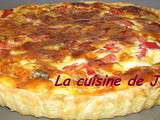 Tarte aux 3 fromages tomates et jambon