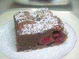 Brownies framboises