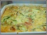 Clafoutis de courgettes au jambon de pays