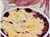 Crumble aux prunes rouges/ autour d'un ingredient #126