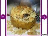 Crumble de pommes / raisins