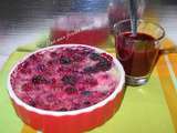 Flan aux fruits rouges