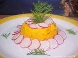 Flans de carottes a l'aneth