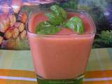 Gaspacho rouge au basilic