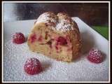 Gateau au yaourt et  framboises