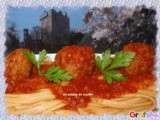 Linguine aux boulettes a l'italienne