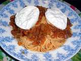 Linguine bolognaise de légumes