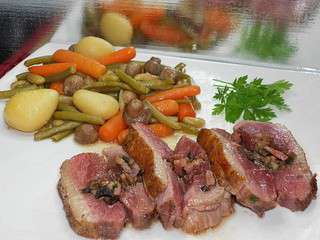 Magret de canard farci