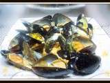 Moules au curry