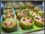 Petits clafoutis soufflés aux cerises