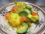 Tajine de poulet aux légumes