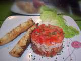 Tartare de tomate et thon