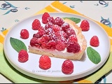 Tarte aux framboises et mascarpone/ autour d'un ingrédient #122