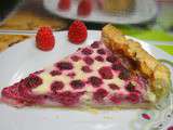 Tarte aux framboises mascarpone