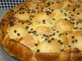 Tarte aux poires et pepites de chocolat