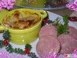 Tartiflette et saucisse morteau