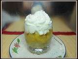 Trifle de pommes & chantilly de yaourt