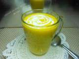 Velouté carottes au lait de coco