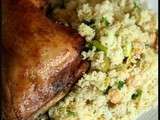 Couscous aux olives vertes et citron