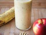 Smoothie pêche-banane-miel