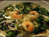 Soupe vietnamienne aux crevettes