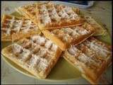 Gaufre moélleuse et croustillante