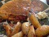 Tourte burger et potatoes maison