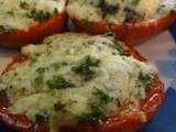 Tomates gratinées à la mozzarella