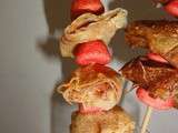 Sucettes rigolotes aux 2 fraises