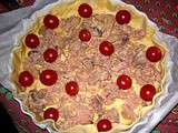 Tarte Thon Tomates-cerises Moutarde