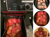 Boulettes de Boeuf à la Sauce Tomate à la Ninja Air Fryer