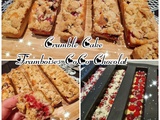 Crumble Cakes Framboises Coco Chocolat