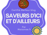 🎉🎉Laëty Cuisine nommé meilleurs blogs de cuisine : Saveurs d'ici et d'ailleurs * Maisonae 🎉🎉