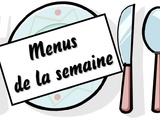 ✏ Menu Semaine 1 Année 2023 ✏