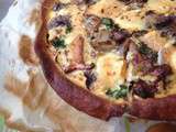 Tarte d’Automne aux Champignons, Oignons & Reblochon