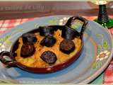 Boudin noir aux oignons confits au Riesling